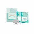 Thealto Peppermint Foot Peel Masks + Pumice Stone, Gently Exfoliates and Leaves Skin Baby Soft TH-FMPEP-PK